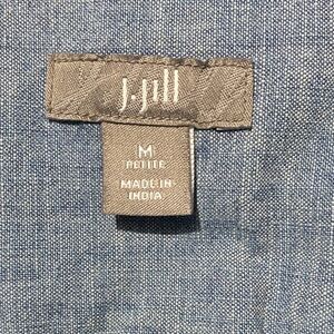 J. Jill Classic Blue Denim Fabric